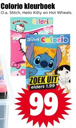 Dirk Colorio kleurboek aanbieding