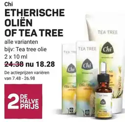 Ekoplaza Chi etherische oliën of tea tree aanbieding