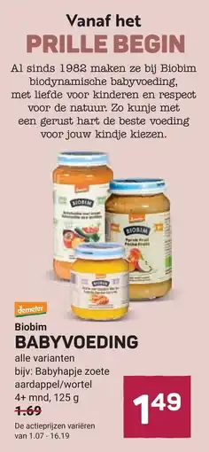 Ekoplaza Biobim BABYVOEDING aanbieding