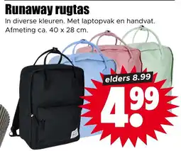 Dirk Runaway rugtas aanbieding