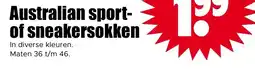 Dirk Australian sport-of sneakersokken aanbieding