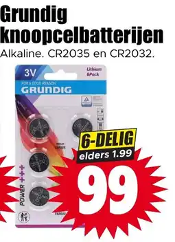 Dirk Grundig knoopcelbatterijen aanbieding
