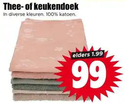 Dirk Thee- of keukendoek aanbieding