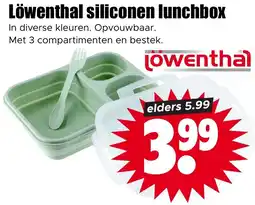 Dirk löwenthal siliconen lunchbox aanbieding