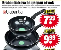 Dirk Brabantia Nova hapjespan of wok 28 cm aanbieding