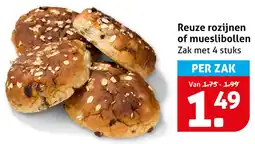 Hoogvliet Reuze Rozijnen of Mueslibollen aanbieding