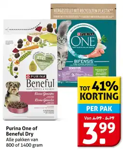 Hoogvliet Purina One of Beneful Dry aanbieding