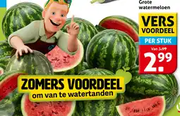 Hoogvliet Grote Watermeloen aanbieding