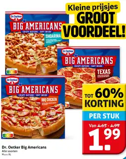 Hoogvliet Dr. Oetker Big Americans aanbieding