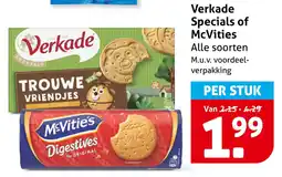 Hoogvliet Verkade Specials of McVities aanbieding
