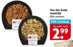 Hoogvliet Van der Ende Maaltijd aanbieding