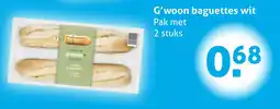 Hoogvliet G'woon Baguettes Wit aanbieding