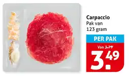 Hoogvliet Carpaccio aanbieding