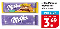 Hoogvliet Milka Mmmax of Pralinés aanbieding