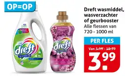 Hoogvliet Dreft wasmiddel, wasverzachter of geurbooster aanbieding