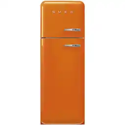 Bol.com Smeg FAB30LOR5 - Koel- en vriescombinatie - Scharnier links - Oranje aanbieding
