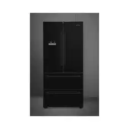 Bol.com SMEG FQ55FNDE - Amerikaanse koelkast - No Frost - Zwart aanbieding