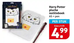 Hoogvliet Harry Potter Pluche Notitieboek aanbieding
