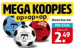 Hoogvliet World Star bal aanbieding