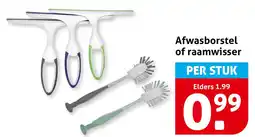 Hoogvliet Afwasborstel of Raamwissers aanbieding