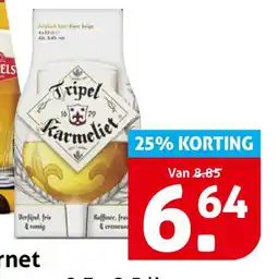 Hoogvliet Tripel Karmeliet aanbieding