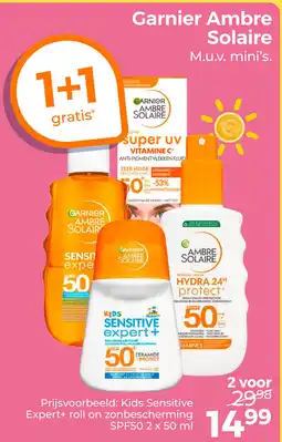 Trekpleister Garnier ambre solaire aanbieding