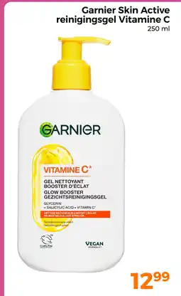 Trekpleister Garnier skin active reinigingsgel vitamine c aanbieding