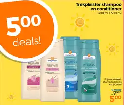 Trekpleister Trekpleister shampoo en conditioner aanbieding