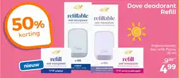 Trekpleister Dove deodorant refill aanbieding