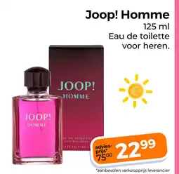Trekpleister Joop! Homme aanbieding