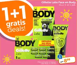 Trekpleister Gillette labs face en body aanbieding