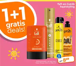 Trekpleister Taft en got2b haarstyling aanbieding