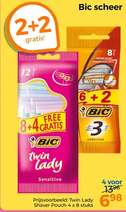 Trekpleister Bic scheer aanbieding