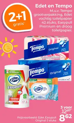 Trekpleister Edet en Tempo aanbieding