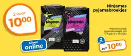Trekpleister Ninjamas pyjamabroekjes aanbieding