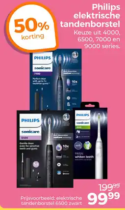 Trekpleister Philips elektrische tandenborstel aanbieding