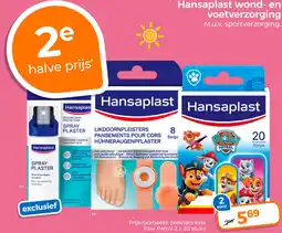 Trekpleister Hansaplast wond en voetverzorging aanbieding