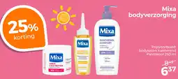 Trekpleister Mixa bodyverzorging aanbieding
