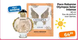 Trekpleister Paco rabanne olympea solar intense aanbieding