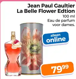 Trekpleister Jean paul gaultier la belle flower edtion aanbieding