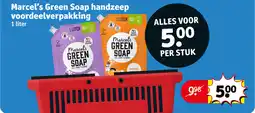 Kruidvat Marcel's Green Soap handzeep voordeelverpakking aanbieding