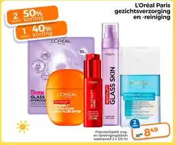 Trekpleister L'oréal paris gezichtsverzorging en reiniging aanbieding