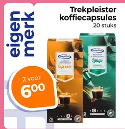 Trekpleister Trekpleister koffiecapsules aanbieding