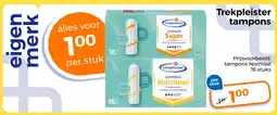 Trekpleister Trekpleister tampons aanbieding