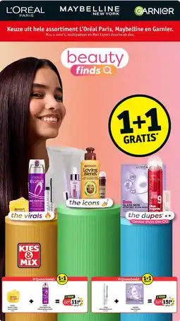 Kruidvat Keuze uit hele assortiment l'oréal paris, maybelline en garnier. aanbieding