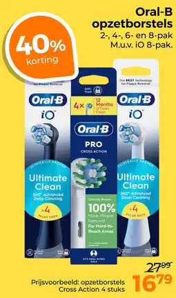 Trekpleister Oral-B opzetborstels aanbieding