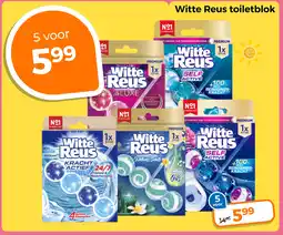 Trekpleister Witte reus toiletblok aanbieding