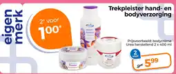 Trekpleister Trekpleister hand en bodyverzorging aanbieding