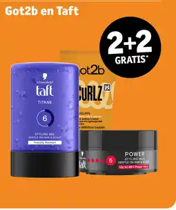 Kruidvat Got2b en Taft aanbieding