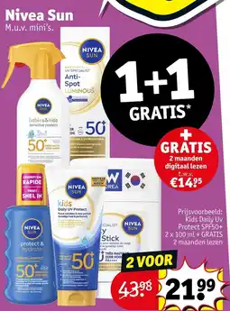 Kruidvat Nivea sun aanbieding